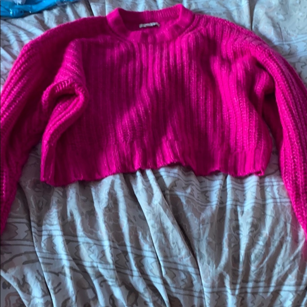 Bright Pink Sweater from American Eagle!